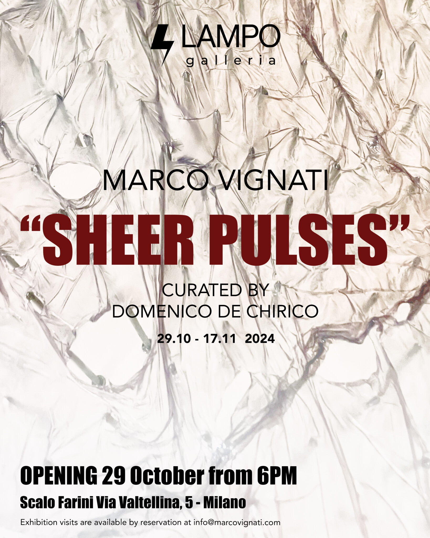 Sheer Pulses: la Nuova Mostra di Marco Vignati alla Galleria Lampo